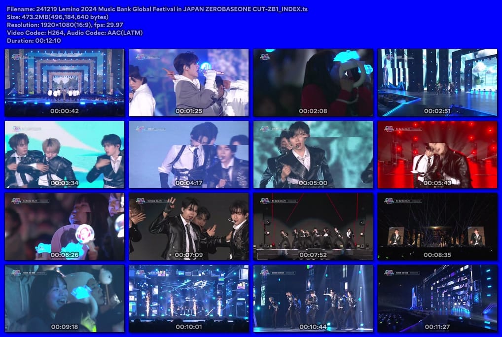 241219 Lemino 2024 Music Bank Global Festival in JAPAN ZEROBASEONE CUT