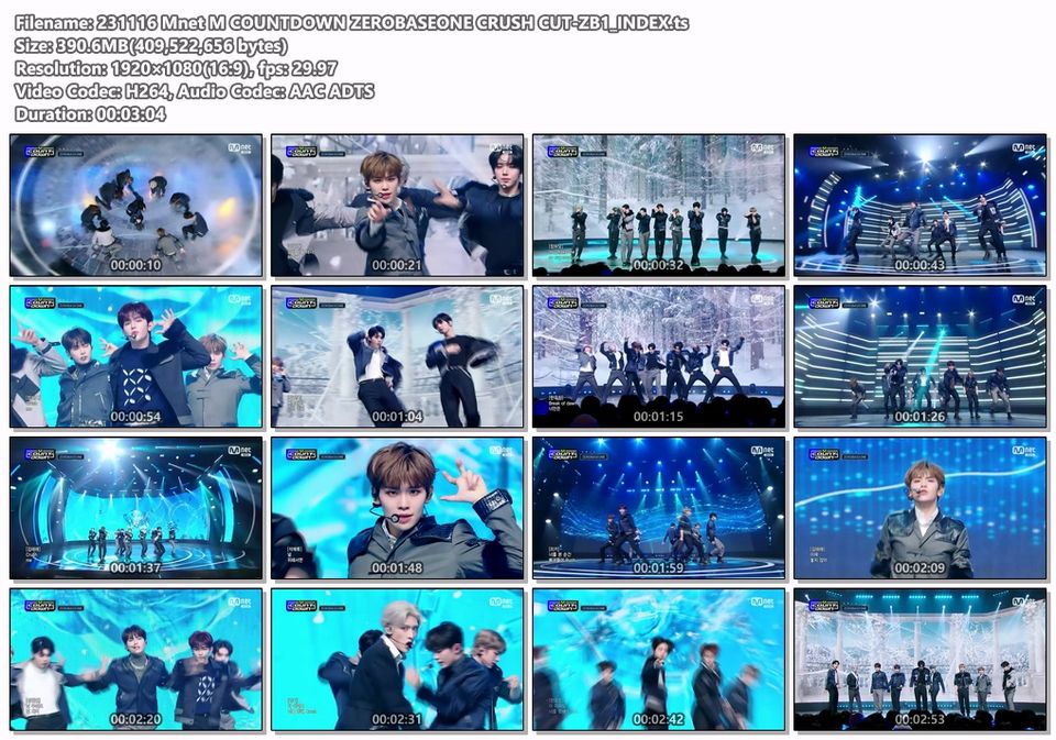 231116 Mnet M COUNTDOWN ZEROBASEONE CUT