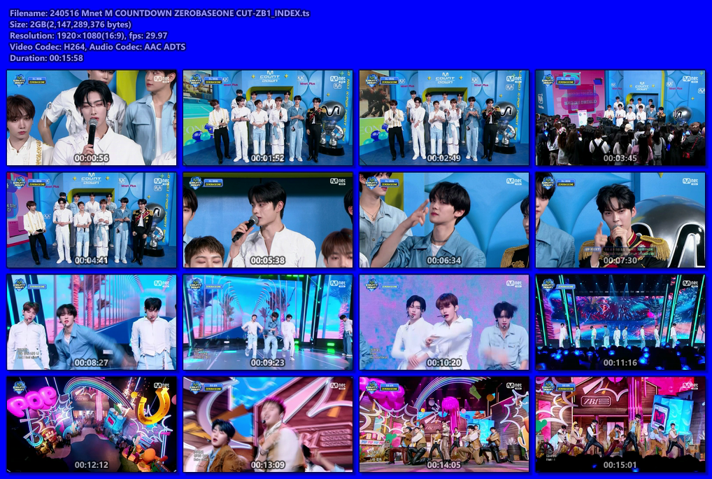 240516 Mnet M COUNTDOWN ZEROBASEONE CUT