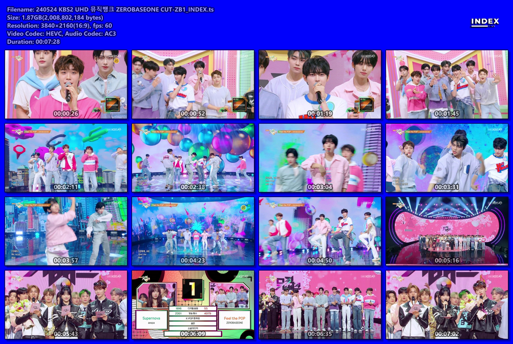 240524 KBS2 UHD 뮤직뱅크 ZEROBASEONE CUT