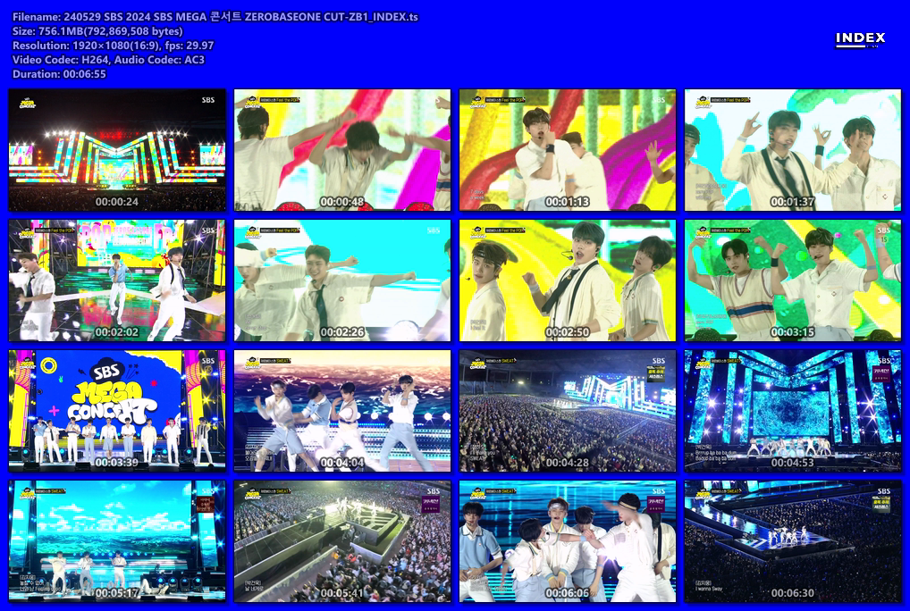 240529 SBS 2024 SBS MEGA 콘서트 ZEROBASEONE CUT